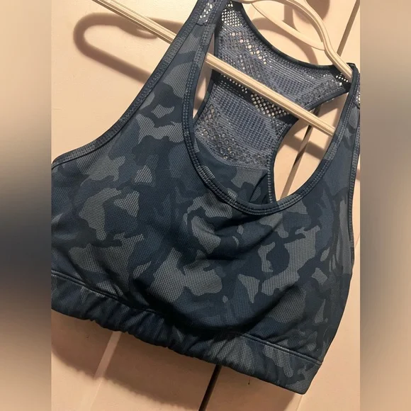 ZYIA | Bomber Bra | Blue Camo - Picture 2 of 5